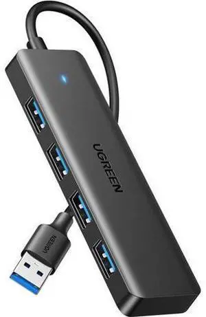 UGREEN 4Port USB 3.0 UltraSlim Hub USBA Splitter Expander, 5Gbps HighSpeed MultiPort Adapter for Mouse, Keyboard, Flash Drive, Printer, Laptop, Desktop PC, Xbox, PS5 UGREEN 4Port USB 3.0 UltraSlim Hub USBA Splitter Expander, 5Gbps HighSpeed MultiPort Adapter for Mouse, Keyboard, Flash Drive, Printer, Laptop, Desktop PC, Xbox, PS5