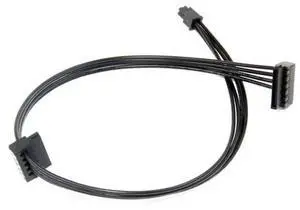Small 5mm Mini 4Pin to 2Port 15Pin SATA Power Extension Cable 45cm, Dedicated Motherboard HardDrive Power Cord for Lenovo M410, M415, B415, 510SA, Supports 2PCS SATA HDD SSD Storage Upgrade Small 5mm Mini 4Pin to 2Port 15Pin SATA Power Extension Cable 45cm, Dedicated Motherboard HardDrive Power Cord for Lenovo M410, M415, B415, 510SA, Supports 2PCS SATA HDD SSD Storage Upgrade