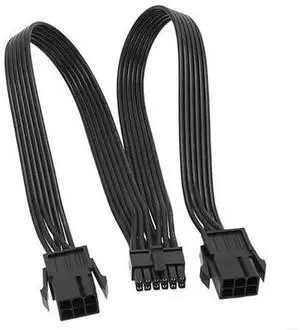 2 x 6Pin to 12Pin Graphics Card Power Adapter Cable, PCIe 6Pin Male to 12Pin Female GPU Power Converter Cord for RTX30 Series Graphics Cards, HighCurrent GPU Power Supply Cable for Desktop PC 2 x 6Pin to 12Pin Graphics Card Power Adapter Cable, PCIe 6Pin Male to 12Pin Female GPU Power Converter Cord for RTX30 Series Graphics Cards, HighCurrent GPU Power Supply Cable for Desktop PC