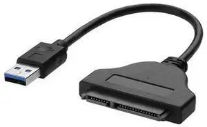 USB 3.0 to SATA 3 Adapter Cable 6Gbps, External Converter for 2.5 Inch SATA SSD HDD, PlugandPlay Hard Drive Connection Cord, Stable Storage Access for Laptop Desktop and Bitcoin Miner Mining Rig Sys USB 3.0 to SATA 3 Adapter Cable 6Gbps, External Converter for 2.5 Inch SATA SSD HDD, PlugandPlay Hard Drive Connection Cord, Stable Storage Access for Laptop Desktop and Bitcoin Miner Mining Rig Sys
