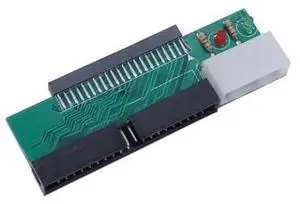 2.5Inch 44Pin Laptop IDE to 3.5Pin Desktop IDE HDD Adapter Riser Card, 44Pin Notebook IDE to 40Pin 3.5" IDE Hard Drive Converter Board with 4Pin Power Port for Desktop Computer Storage Conversion 2.5Inch 44Pin Laptop IDE to 3.5Pin Desktop IDE HDD Adapter Riser Card, 44Pin Notebook IDE to 40Pin 3.5" IDE Hard Drive Converter Board with 4Pin Power Port for Desktop Computer Storage Conversion