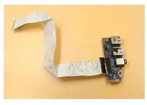 DualUSB & Audio IO Board with Flex Cable LSB183P 455MME32L, Replacement Side Port SubBoard for HP ProBook 440 450G2 455 470 Series Notebook USBAudio Port Repair DualUSB & Audio IO Board with Flex Cable LSB183P 455MME32L, Replacement Side Port SubBoard for HP ProBook 440 450G2 455 470 Series Notebook USBAudio Port Repair