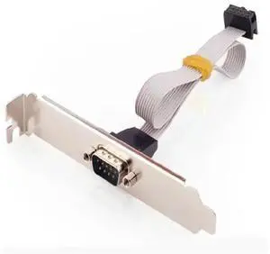 Motherboard 10Pin Header to DB9 RS232 Serial Port Bracket Cable, 10P to DB9 Male COM Port Extension Cord, Internal PC Mainboard Serial Port Expansion Bracket for Desktop Computer Motherboard 10Pin Header to DB9 RS232 Serial Port Bracket Cable, 10P to DB9 Male COM Port Extension Cord, Internal PC Mainboard Serial Port Expansion Bracket for Desktop Computer