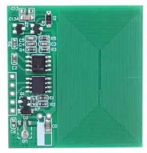 3.35V RFID IC Card Reader Wireless Module, UART Interface Builtin Antenna IC Key Reader Module, RDM6300 Compatible RFID Reader Module for DIY Access Control Projects 3.35V RFID IC Card Reader Wireless Module, UART Interface Builtin Antenna IC Key Reader Module, RDM6300 Compatible RFID Reader Module for DIY Access Control Projects
