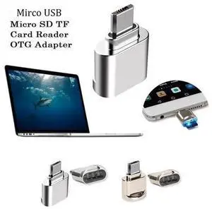 USB3.1 Aluminum Alloy Micro USB OTG Card Reader Adapter, Micro SD TF Memory Card Reader Writer for OTGEnabled Android Smartphones Tablets, Portable Mini Memory Card Access Dongle L1015#1 USB3.1 Aluminum Alloy Micro USB OTG Card Reader Adapter, Micro SD TF Memory Card Reader Writer for OTGEnabled Android Smartphones Tablets, Portable Mini Memory Card Access Dongle L1015#1