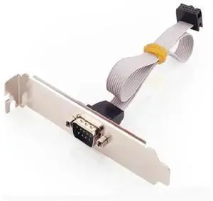 Motherboard 10Pin Header to DB9 RS232 Serial Port Bracket Extension Cable, 10P to 9P DB9 Male COM Port Adapter Cord, Desktop Internal Bracket Cable for Industrial Serial Device Connection Motherboard 10Pin Header to DB9 RS232 Serial Port Bracket Extension Cable, 10P to 9P DB9 Male COM Port Adapter Cord, Desktop Internal Bracket Cable for Industrial Serial Device Connection