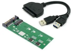 Chenyang M.2 NGFF B/MKey SATA SSD to 2.5" SATA PCB Converter Adapter, Not Support NVMe SSD, M2 SATA to 2.5inch SATA Board with SATA to USB 3.0 Data Cable for External Storage Upgrade Chenyang M.2 NGFF B/MKey SATA SSD to 2.5" SATA PCB Converter Adapter, Not Support NVMe SSD, M2 SATA to 2.5inch SATA Board with SATA to USB 3.0 Data Cable for External Storage Upgrade