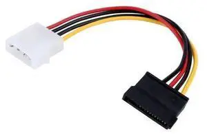 10Pcs/Lot 4Pin IDE Molex Male to 15Pin SATA Hard Drive Power Adapter Cables, Molex to SATA Power Conversion Cord for Desktop HDD Storage Device 10Pcs/Lot 4Pin IDE Molex Male to 15Pin SATA Hard Drive Power Adapter Cables, Molex to SATA Power Conversion Cord for Desktop HDD Storage Device