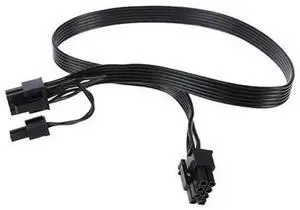 60cm PCIe 8Pin to 6+2Pin GPU Modular Power Supply Cable, 8Pin to 6Pin Modular PSU Cord for Corsair CXM Series CX850M CX750M CX600M CX500M Power Supply 60cm PCIe 8Pin to 6+2Pin GPU Modular Power Supply Cable, 8Pin to 6Pin Modular PSU Cord for Corsair CXM Series CX850M CX750M CX600M CX500M Power Supply