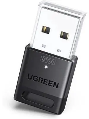 UGREEN USB Bluetooth 6.0 Adapter for PC, EDR & BLE Bluetooth Dongle Receiver, Plug & Play for Windows 11 10 8.1, for Bluetooth Headphones, Keyboard, Mouse, Speakers and Wireless Printer UGREEN USB Bluetooth 6.0 Adapter for PC, EDR & BLE Bluetooth Dongle Receiver, Plug & Play for Windows 11 10 8.1, for Bluetooth Headphones, Keyboard, Mouse, Speakers and Wireless Printer