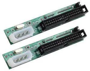 2Pack 2.5" SATA to 3.5Inch IDE 40Pin Male Adapter Converter Card, SATA to ATA IDE 40Pin Port for ATA133 ATA100 HDD, CDROM, DVDROM Serial Storage Drive Conversion 2Pack 2.5" SATA to 3.5Inch IDE 40Pin Male Adapter Converter Card, SATA to ATA IDE 40Pin Port for ATA133 ATA100 HDD, CDROM, DVDROM Serial Storage Drive Conversion