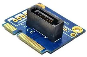 mSATA to SATA Converter Card, HalfSize Mini SATA to 7Pin SATA PCIE Extension Adapter, Convert mSATA SSD to Standard SATA Interface for 2.5 Inch & 3.5 Inch HDD SSD Hard Drive Storage Upgrade mSATA to SATA Converter Card, HalfSize Mini SATA to 7Pin SATA PCIE Extension Adapter, Convert mSATA SSD to Standard SATA Interface for 2.5 Inch & 3.5 Inch HDD SSD Hard Drive Storage Upgrade
