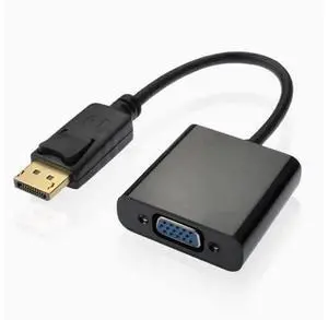 DisplayPort DP to VGA Female Converter Cable, DP Male to VGA Female Video Adapter for Graphics Card, Connect DP Source to VGA Monitor Projector Display, DP to VGA Video Conversion Cord DisplayPort DP to VGA Female Converter Cable, DP Male to VGA Female Video Adapter for Graphics Card, Connect DP Source to VGA Monitor Projector Display, DP to VGA Video Conversion Cord