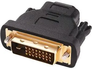 DVID to HDMI Adapter, DVI Male to HDMI Female BiDirectional Converter, GoldPlated Connector Support 4K 1080P Video Signal for Graphics Card Monitor HD Display Multimedia Connection DVID to HDMI Adapter, DVI Male to HDMI Female BiDirectional Converter, GoldPlated Connector Support 4K 1080P Video Signal for Graphics Card Monitor HD Display Multimedia Connection