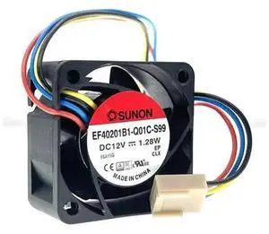 2Pcs 40x40x20mm 12V 4Pin PWM Silent Computer Case Cooling Fan, EF40201B1Q01CS99 Replacement Fan 40mm 1.28W Mute Quiet Cooling Fan for PC Case Server Cooling System 2Pcs 40x40x20mm 12V 4Pin PWM Silent Computer Case Cooling Fan, EF40201B1Q01CS99 Replacement Fan 40mm 1.28W Mute Quiet Cooling Fan for PC Case Server Cooling System