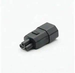 IEC 320 C14 Male to IEC C5 Female AC Power Plug Adapter, C14 to C5 AC Mains Converter Adapter for Server PSU Notebook Charger Power Connection IEC 320 C14 Male to IEC C5 Female AC Power Plug Adapter, C14 to C5 AC Mains Converter Adapter for Server PSU Notebook Charger Power Connection