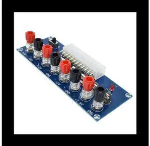 XHM229 ATX Power Breakout Board, 24Pin Desktop PC Chassis Power Supply Circuit Module, ATX to DC Output Terminal Board for DIY Bench Power Supply Electronic Lab Repair Project XHM229 ATX Power Breakout Board, 24Pin Desktop PC Chassis Power Supply Circuit Module, ATX to DC Output Terminal Board for DIY Bench Power Supply Electronic Lab Repair Project