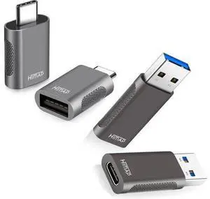 4Pack USBC to USB Adapters, 2×USBC to USBA & 2×USBA to USBC Female Converter, HighSpeed Data Transfer & Fast Charging for iPhone, iPad, PC, Laptop and USBC Enabled Devices 4Pack USBC to USB Adapters, 2×USBC to USBA & 2×USBA to USBC Female Converter, HighSpeed Data Transfer & Fast Charging for iPhone, iPad, PC, Laptop and USBC Enabled Devices