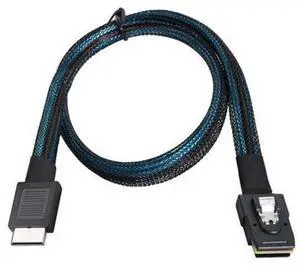 Oculink SFF8611 4i to SFF8087 36Pin Active Data Cable 50cm, PCIExpress HighSpeed Cable for Slimline SSD, Server Internal PCIe Storage Backplane Interconnection Oculink SFF8611 4i to SFF8087 36Pin Active Data Cable 50cm, PCIExpress HighSpeed Cable for Slimline SSD, Server Internal PCIe Storage Backplane Interconnection