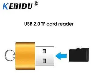 USB 2.0 Micro SD TF Card Reader, Portable Lightweight TFlash Memory Card Adapter, HighSpeed USB2.0 Interface for Micro SD TF Card Data Reading & File Transfer for PC Laptop Notebook USB 2.0 Micro SD TF Card Reader, Portable Lightweight TFlash Memory Card Adapter, HighSpeed USB2.0 Interface for Micro SD TF Card Data Reading & File Transfer for PC Laptop Notebook