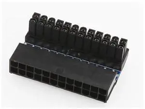 90Degree ATX 24Pin to 24Pin Motherboard Power Plug Adapter, RightAngle 24Pin ATX Mainboard Power Connector for Modular PSU, Improve Internal Cable Routing for Desktop PC Chassis 90Degree ATX 24Pin to 24Pin Motherboard Power Plug Adapter, RightAngle 24Pin ATX Mainboard Power Connector for Modular PSU, Improve Internal Cable Routing for Desktop PC Chassis