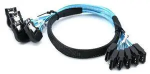 SAS4.0 6SATA to 6SATA 7Pin Female Right Angle Data Cable, 90Degree SATA MultiDrive Cable for 2.5" SSD HDD, Server RAID NAS Storage System Multi Hard Disk Signal Connection Cord SAS4.0 6SATA to 6SATA 7Pin Female Right Angle Data Cable, 90Degree SATA MultiDrive Cable for 2.5" SSD HDD, Server RAID NAS Storage System Multi Hard Disk Signal Connection Cord
