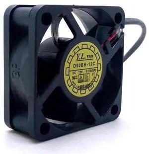 D50BH12C 5025?No5020 DC12V Double Ball HighSpeed Cooling Fan, 50×20mm 5CM Industrial Cooler Fan, Replacement Fan for Power Supply, Small Chassis Electronic Equipment Heat Dissipation D50BH12C 5025?No5020 DC12V Double Ball HighSpeed Cooling Fan, 50×20mm 5CM Industrial Cooler Fan, Replacement Fan for Power Supply, Small Chassis Electronic Equipment Heat Dissipation