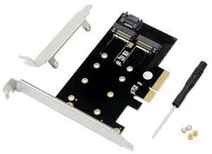 PCIE X4 to M.2 B M Key NGFF SSD Expansion Card, PCIe Adapter Card for M.2 NGFF BKey / B+MKey SolidState Drives, Desktop PC M.2 SSD Riser Converter Card PCIE X4 to M.2 B M Key NGFF SSD Expansion Card, PCIe Adapter Card for M.2 NGFF BKey / B+MKey SolidState Drives, Desktop PC M.2 SSD Riser Converter Card