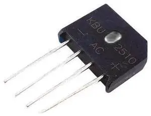 5 PCS KBU2510 InLine Rectifier Bridge, 25A 1000V 4Leg Bridge Stack, RoundLeg Flat Bridge Rectifier Module for Power Supply Circuit, Electronic Equipment Repair & DIY Circuit Projects 5 PCS KBU2510 InLine Rectifier Bridge, 25A 1000V 4Leg Bridge Stack, RoundLeg Flat Bridge Rectifier Module for Power Supply Circuit, Electronic Equipment Repair & DIY Circuit Projects