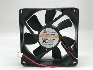 Replacement Cooling Fan FD128025HS, 8025 80×80×25mm 8CM DC12V 0.23A Brushless Cooling Fan, 80mm PC Case Cooler for Computer Chassis, Industrial Cabinet Heat Dissipation Replacement Cooling Fan FD128025HS, 8025 80×80×25mm 8CM DC12V 0.23A Brushless Cooling Fan, 80mm PC Case Cooler for Computer Chassis, Industrial Cabinet Heat Dissipation