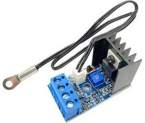 DC12V 1A Automatic TemperatureControlled Fan Speed Governor, PC CPU Case Fan Speed Controller with Temperature Sensor, Supports 2Wire 3Wire 4Wire Cooling Fans for Chassis Heat Dissipation DC12V 1A Automatic TemperatureControlled Fan Speed Governor, PC CPU Case Fan Speed Controller with Temperature Sensor, Supports 2Wire 3Wire 4Wire Cooling Fans for Chassis Heat Dissipation