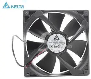 Delta AFB1312M 13525 Case Cooling Fan, 135×135×25mm 13.5CM DC12V 0.38A 2Wire Axial Fan, Replacement Ventilation Fan for Computer Chassis, Power Supply and Industrial Cabinet Delta AFB1312M 13525 Case Cooling Fan, 135×135×25mm 13.5CM DC12V 0.38A 2Wire Axial Fan, Replacement Ventilation Fan for Computer Chassis, Power Supply and Industrial Cabinet
