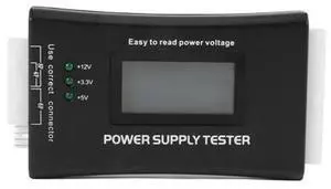 20+4 Pin LCD Power Supply Tester, Digital ATX ITX BTX PSU Diagnostic Tool, Support PCIE SATA HDD Connectors, Computer Power Supply Voltage Detector for PC Hardware Repair Testing 20+4 Pin LCD Power Supply Tester, Digital ATX ITX BTX PSU Diagnostic Tool, Support PCIE SATA HDD Connectors, Computer Power Supply Voltage Detector for PC Hardware Repair Testing