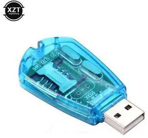 USB SIM Card Reader Writer Copy Cloner Backup Kit, SIM Card Copier Adapter for GSM CDMA Cellphone, Support Contact List SMS Message Backup, Edit & Restore Mobile SIM Data USB SIM Card Reader Writer Copy Cloner Backup Kit, SIM Card Copier Adapter for GSM CDMA Cellphone, Support Contact List SMS Message Backup, Edit & Restore Mobile SIM Data