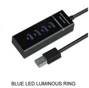 USB 3.0 4Port HighSpeed Hub with Individual OnOff Switches, MultiInterface USB Splitter Expansion Hub, Portable Professional USB3.0 Data Hub for Desktop Laptop Peripheral Connection USB 3.0 4Port HighSpeed Hub with Individual OnOff Switches, MultiInterface USB Splitter Expansion Hub, Portable Professional USB3.0 Data Hub for Desktop Laptop Peripheral Connection