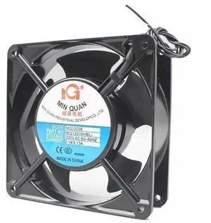 Min quan MQ12038HBL2 / HSL2 120x120x38mm 220V AC Axial Cooling Fan, 12CM Industrial Cabinet Chassis Ventilation Fan for Equipment Heat Dissipation Replacement Min quan MQ12038HBL2 / HSL2 120x120x38mm 220V AC Axial Cooling Fan, 12CM Industrial Cabinet Chassis Ventilation Fan for Equipment Heat Dissipation Replacement