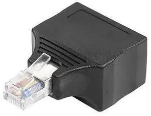 2Pack RJ11 6P6C Phone Jack Splitter, RJ11 Male to 2 Female Telephone Inline Coupler Adapter for Landline Phone, Fax Machine, Desktop Telephone Extension Connection 2Pack RJ11 6P6C Phone Jack Splitter, RJ11 Male to 2 Female Telephone Inline Coupler Adapter for Landline Phone, Fax Machine, Desktop Telephone Extension Connection