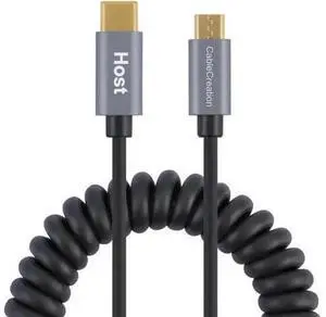 Coiled Micro USB to USBC Cable 4FT 1.2M Black, CableCreation OTG 480Mbps TypeC to Micro USB Cord for MacBook Pro Air, Galaxy S21 S20 S10, Pixel 5 4 3 2, USBC & MicroUSB Enabled Phones Laptops Coiled Micro USB to USBC Cable 4FT 1.2M Black, CableCreation OTG 480Mbps TypeC to Micro USB Cord for MacBook Pro Air, Galaxy S21 S20 S10, Pixel 5 4 3 2, USBC & MicroUSB Enabled Phones Laptops