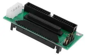 SCSI SCA 80Pin to 68Pin 50Pin Hard Disk Adapter Converter Board, SCA80 Single Connector Attachment Convert to SCSI 68Pin & 50Pin for Legacy Server Hard Drive Data Recovery & Maintenance SCSI SCA 80Pin to 68Pin 50Pin Hard Disk Adapter Converter Board, SCA80 Single Connector Attachment Convert to SCSI 68Pin & 50Pin for Legacy Server Hard Drive Data Recovery & Maintenance