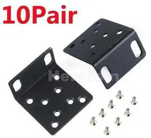 110 Pair Compatible Rack Mount Ears Kit for ProSAFE GS748T GS724T GSM7248, 19Inch Rackmount Bracket Set, Replacement Switch Rack Ears for Network Cabinet Server Rack Installation 110 Pair Compatible Rack Mount Ears Kit for ProSAFE GS748T GS724T GSM7248, 19Inch Rackmount Bracket Set, Replacement Switch Rack Ears for Network Cabinet Server Rack Installation