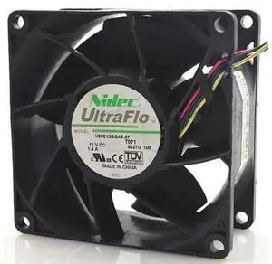 Replacement Server Cooling Fan for NIDEC V80E12BGA557, 8038 80×80×38mm 8CM DC 12V 1.4A 4PWM Wire HighSpeed Brushless Axial Fan for Server Cabinet Industrial Heat Dissipation Replacement Server Cooling Fan for NIDEC V80E12BGA557, 8038 80×80×38mm 8CM DC 12V 1.4A 4PWM Wire HighSpeed Brushless Axial Fan for Server Cabinet Industrial Heat Dissipation