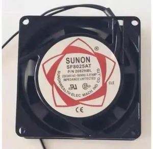 8025 Axial Flow Cooling Fan Replacement for Sunon SF8025AT P/N2082HB/SL/T, 110/220V 0.07A, 80x80x25mm AC Exhaust Fan for Cabinet, Inverter, Industrial Equipment Ventilation 8025 Axial Flow Cooling Fan Replacement for Sunon SF8025AT P/N2082HB/SL/T, 110/220V 0.07A, 80x80x25mm AC Exhaust Fan for Cabinet, Inverter, Industrial Equipment Ventilation