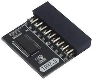 TPM 2.0 Encrypted Security Module Board, TPM2.0 Security Cryptographic Module for Motherboard, Supports System Encryption, Secure Boot, Data Protection for PC Desktop Mainboard Upgrade TPM 2.0 Encrypted Security Module Board, TPM2.0 Security Cryptographic Module for Motherboard, Supports System Encryption, Secure Boot, Data Protection for PC Desktop Mainboard Upgrade