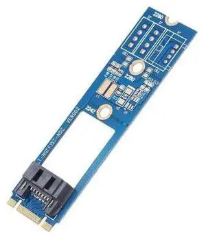 M.2 NGFF SATA 3.0 to 7Pin SATA III Converter Adapter Card, M.2 NGFF SATA SSD to Standard SATA Interface Conversion Board for 2.5" SATA HDD SSD Data Transfer and Hardware DIY Modification M.2 NGFF SATA 3.0 to 7Pin SATA III Converter Adapter Card, M.2 NGFF SATA SSD to Standard SATA Interface Conversion Board for 2.5" SATA HDD SSD Data Transfer and Hardware DIY Modification