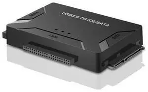 STANSTAR USB 3.0 to IDE SATA Converter Hard Drive Adapter with Power Switch, for 2.5"/3.5" SATA HDD SSD & IDE HDD Optical Drives, 5TB Max, Includes 12V 2A Power Adapter and USB 3.0 Cable STANSTAR USB 3.0 to IDE SATA Converter Hard Drive Adapter with Power Switch, for 2.5"/3.5" SATA HDD SSD & IDE HDD Optical Drives, 5TB Max, Includes 12V 2A Power Adapter and USB 3.0 Cable