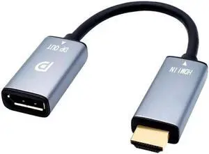 1FT HDMI to DisplayPort Adapter Cable, 4K@60Hz HighSpeed HDMI Male to DP Female Converter, Video Signal Conversion Cord for PC Graphics Card Laptop, Compatible with PS5 PS4 Xbox One 360 Game Consoles 1FT HDMI to DisplayPort Adapter Cable, 4K@60Hz HighSpeed HDMI Male to DP Female Converter, Video Signal Conversion Cord for PC Graphics Card Laptop, Compatible with PS5 PS4 Xbox One 360 Game Consoles