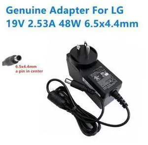 ADS-48FSK-19 48W AC Switching Power Adapter, 19V 2.53A Replacement Charger with 6.5×4.4mm Center Pin DC Plug, Compatible with LG E2351T, M2732D LCD Monitor, OEM Part Number 19048EPCU-1 / 19048EPG-1 ADS-48FSK-19 48W AC Switching Power Adapter, 19V 2.53A Replacement Charger with 6.5×4.4mm Center Pin DC Plug, Compatible with LG E2351T, M2732D LCD Monitor, OEM Part Number 19048EPCU-1 / 19048EPG-1