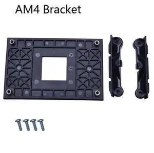 AMD AM4 CPU Cooler Mounting Frame & Backplate Kit, Motherboard Heatsink Retention Bracket Base Back Plate for AM4 Socket Ryzen Processors AMD AM4 CPU Cooler Mounting Frame & Backplate Kit, Motherboard Heatsink Retention Bracket Base Back Plate for AM4 Socket Ryzen Processors