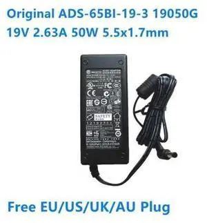 19V 2.63A 50W AC Power Adapter 5.5x1.7mm DC Tip Model ADS-65BI-19-3 Replacement Charger Compatible with APD DA-50F19 HP 2711X 2511X LED Monitor Acer Benq LCD Display Power Supply Cord 19V 2.63A 50W AC Power Adapter 5.5x1.7mm DC Tip Model ADS-65BI-19-3 Replacement Charger Compatible with APD DA-50F19 HP 2711X 2511X LED Monitor Acer Benq LCD Display Power Supply Cord