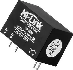 HI-Link HLK-2M03 AC-DC Isolated Power Supply Module, 220V AC to 3.3V DC 600mA Step Down Buck Converter, Intelligent Household Switch Power Module Pack of 10 PCS HI-Link HLK-2M03 AC-DC Isolated Power Supply Module, 220V AC to 3.3V DC 600mA Step Down Buck Converter, Intelligent Household Switch Power Module Pack of 10 PCS